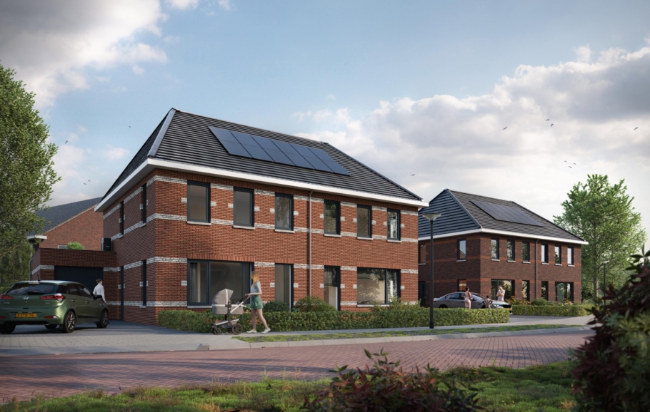 Afbeelding voor 8 luxe twee onder een kap woningen ( XL en 1861