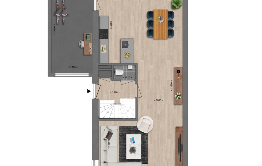 Afbeelding voor 8 luxe twee onder een kap woningen ( XL en 1861
