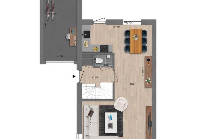 Afbeelding voor 8 luxe twee onder een kap woningen ( XL en 2861