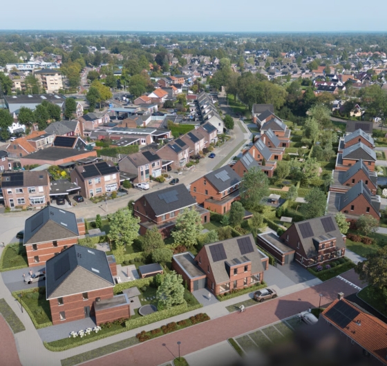 Uitgelichte afbeelding voor 8 luxe twee onder een kap woningen ( XL en standaard)
