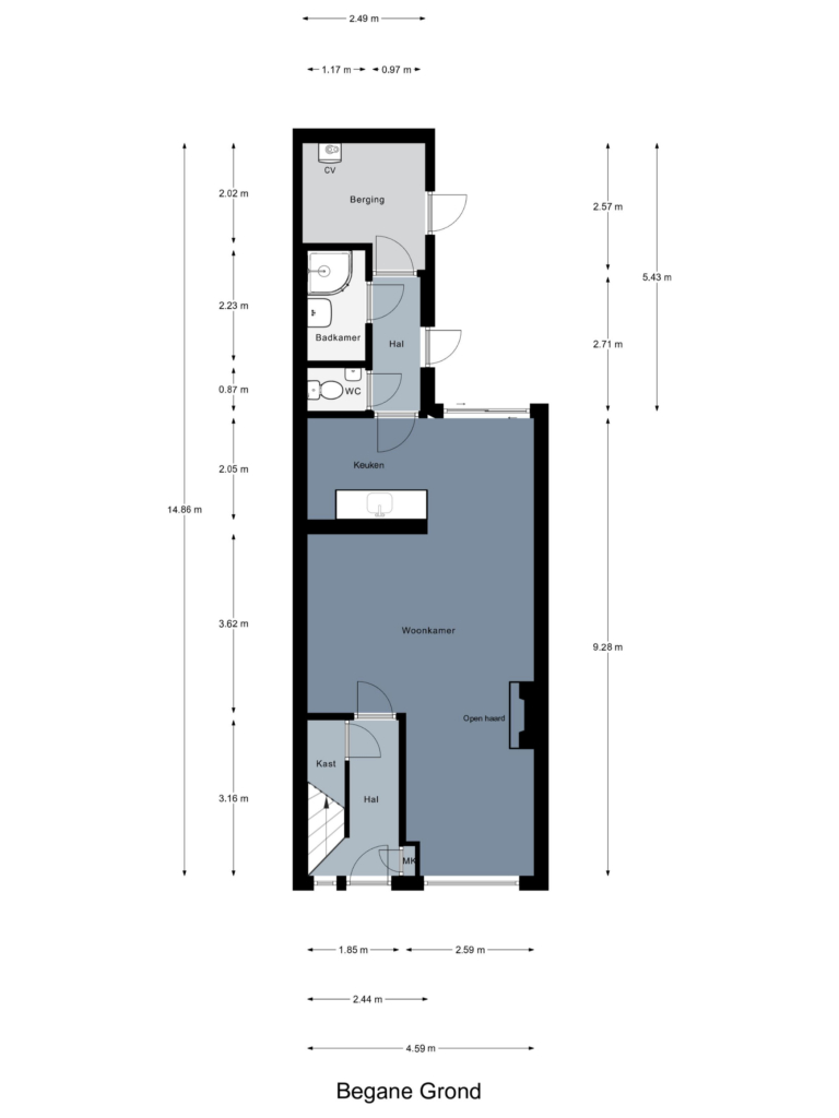 Plattegrond afbeelding voor Beekstraat 4341