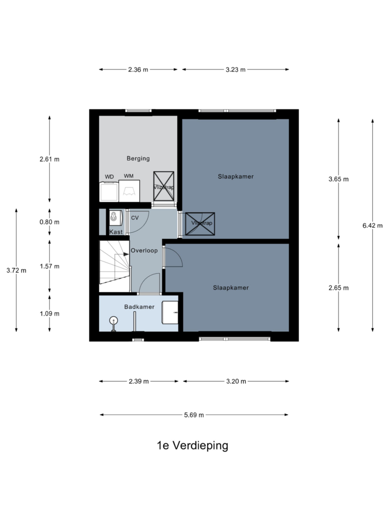 Plattegrond afbeelding voor Hazelaarstraat 1245