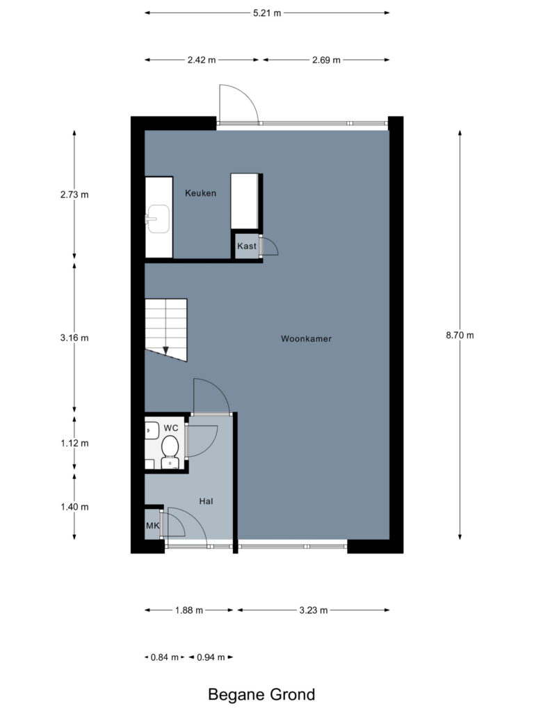 Plattegrond afbeelding voor Sesastraat 540
