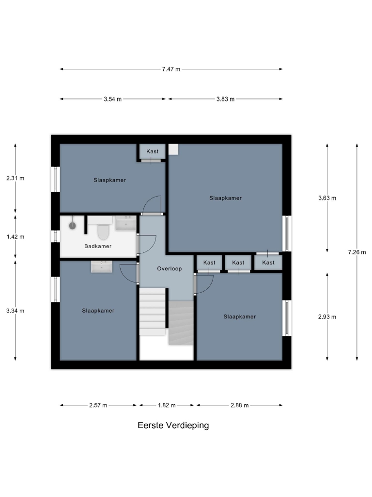 Plattegrond afbeelding voor Geert Grootelaan 346