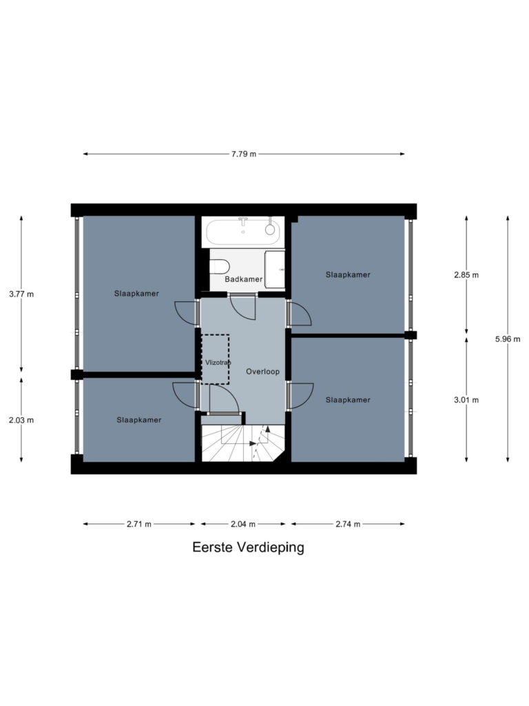 Plattegrond afbeelding voor Donizettistraat 345