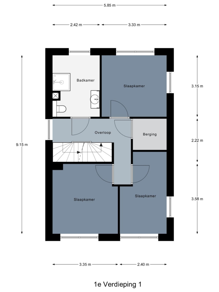 Plattegrond afbeelding voor Blauwhuisweg 15 ong47