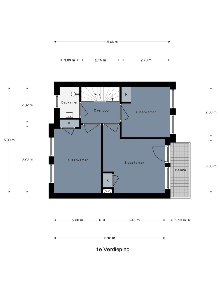 Plattegrond afbeelding voor Rembrandtlaan 743