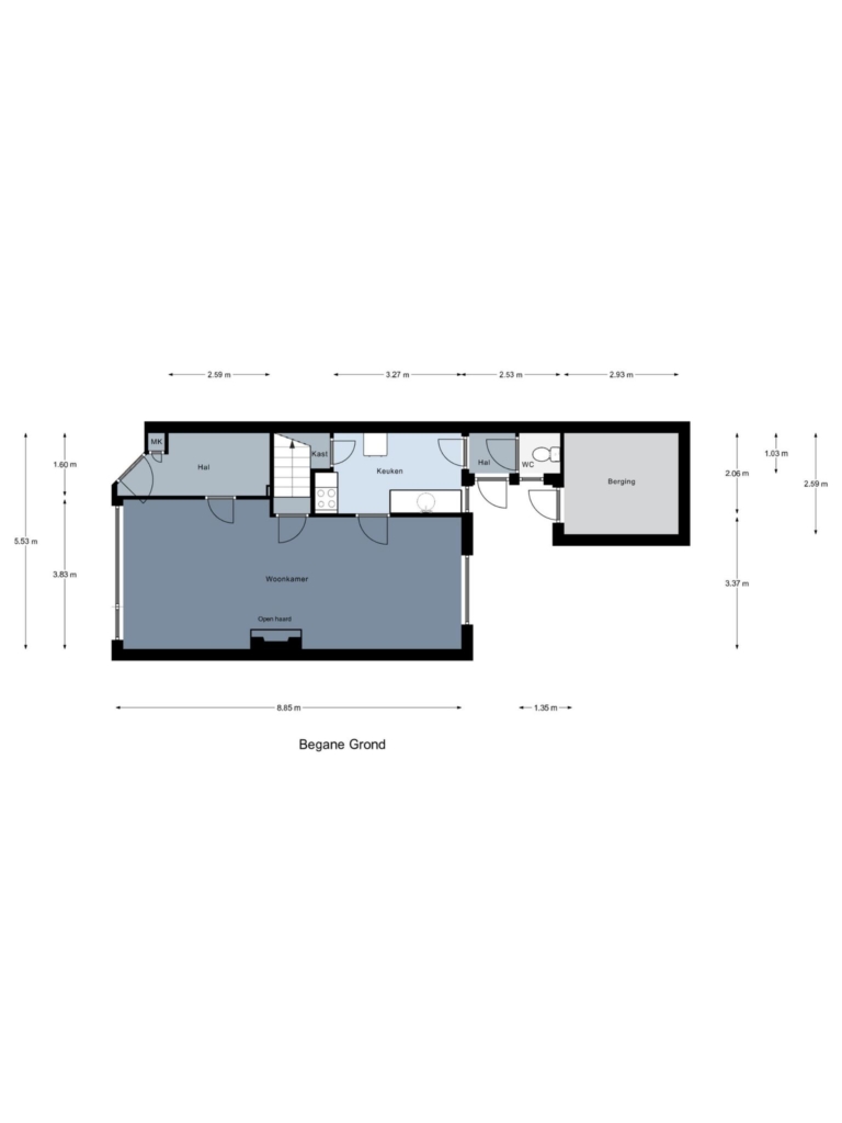 Plattegrond afbeelding voor Rozenstraat 5042