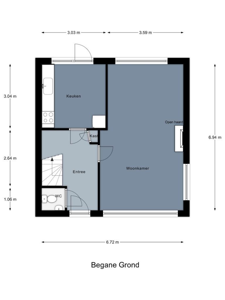 Plattegrond afbeelding voor G.B. Vloedbeldlaan 2049