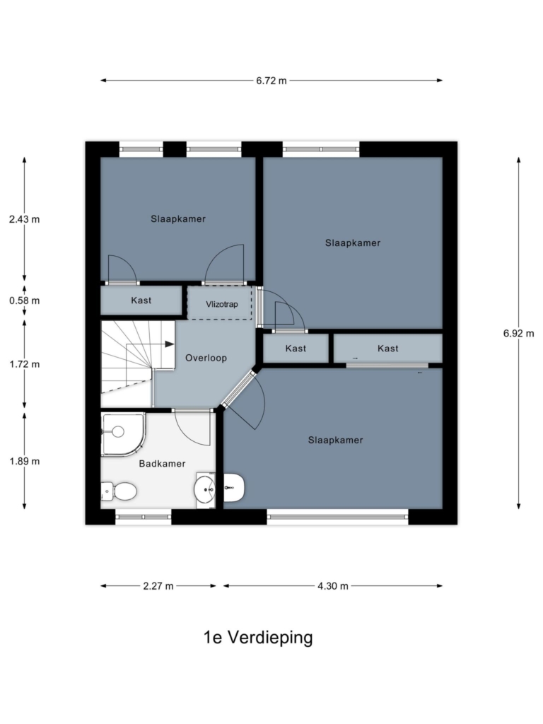 Plattegrond afbeelding voor G.B. Vloedbeldlaan 2049